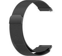 Correa para Garmin Bounce 2, acero inoxidable, metal, ajustable, transpirable, cierre magnético, malla tejida, para hombre y mujer, Eine Grösse, Acero inoxidable, 0