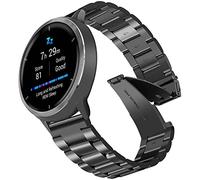 Correa para Garmin Venu 2S, 18mm Pulsera Acero Inoxidable Correa para Vivoactive 4S/ C2/Fossil Women's Sport/Fossil Q Venture Gen 3/Gen 4/HR Gen 4/Withings Steel HR 36mm