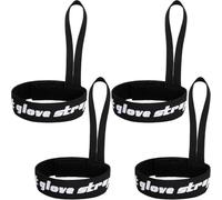 Correa para guantes, 4 esposas para guantes de esquí para exteriores, muñequeras de 10 x 1 pulgadas para guantes de invierno, esposas de nailon suave para esquí, snowboard, actividades al aire libre