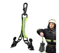 Correa para guantes de bombero - Soporte de gancho de correa de nailon, clip de hebilla reflectante ajustable, fijación de equipos de liberación rápida, fijación de carga pesada | Para trabajos de