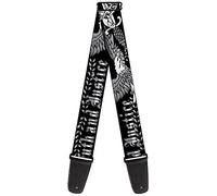 Correa para guitarra con hebilla, Truth & Justice Black/White