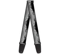 Correa para guitarra con hebilla - Vivid SANTA MONICA Pier Skyline gris/blanco - 2" de ancho - 29-54" de longitud