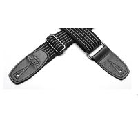Correa para guitarra de lana merino de la Reunion Blues, color negro con rayas