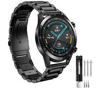 Correa para Huawei Watch GT 2 46mm, 22mm Pulsera de Metal de Acero Inoxidable para Huawei Watch GT 3/GT 3 Pro 46mm/GT 4 46mm/GT 2 Pro/GT 2e/GT Sport/Active/Elegant/Huawei Watch 3/3 Pro/4/4 Pro