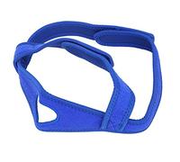 Correa para la Barbilla que Ronca, Banda para la Cabeza Ergonómica Flexible de Neopreno que Deja de Roncar para Mejorar el Sueño para Reducir los Ronquidos(azul)