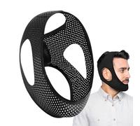 Correa para la barbilla - Suave ajustable y cómodo tope efectivo - Dispositivo de terapia de ronquidos - Para noche, hogar, dormitorio, viajes, vacaciones, viajes de negocios, pareja, amigos