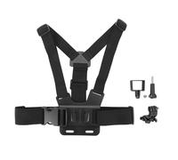 Correa para la cabeza de la cámara de vlog para grabación, kit de montaje de arnés corporal con clip compatible con iPhone 15, 14, 13 y 12,