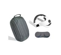 Correa para la Cabeza Elite para Quest 3S con Estuche de Almacenamiento y Cubierta de Lente para Accesorios Quest 3S