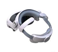 Correa para la cabeza para Meta 3 y con doble función de carga rápida y tiempo de funcionamiento extendido para experiencias virtuales inmersivas (T300 Regular)