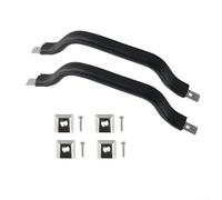 Correa para manija de puerta interior, paquete de 2, repuesto de plástico negro para Jeep CJ5 CJ7 CJ8 para Wrangler YJ, ajuste directo, fácil de instalar