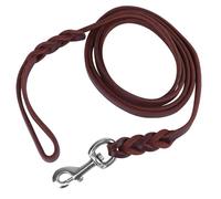 Correa para Mascota, Cinturón de Cuero de Estilo Tradicional, Cuerda de Seguridad para s, Caminar, Correr, Entrenar, Cachorros(2.1m)