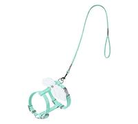 Correa para mascotas, cable de correa para mascotas, longitud ajustable de larga duración, con diseño antiroturas, cuerda de entrenamiento para gatos con bonitas alas pequeñas, arnés de gato para