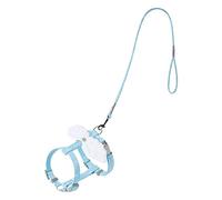 Correa para mascotas, cable de correa para mascotas, longitud ajustable de larga duración, con diseño antiroturas, cuerda de entrenamiento para gatos con bonitas alas pequeñas, arnés de gato para