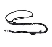 Correa para Mascotas Cuerda de tracción para Perros Ajustable, retráctil y Reflectante, Correa de Nailon portátil Manos Libres para Caminar, Correr de Noche, tamaño de 1,4 ma 2,0 m (Black)