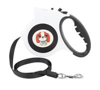 Correa para Mascotas Retráctil con Luz LED Colorida, Correa de Perro Retráctil Doble para Caminar Perros Pequeños y Medianos