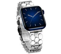 Correa para Mujer con Diseño de Laurel compatible con Apple Watch 38mm 40mm 41mm 42mm 44mm 45mm 46mm 49mm, Pulsera Elegante de Metal para iWatch Ultra 1 2 3 SE Serie 11 10 9 8 7 6 5 4
