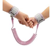 Correa para niños - Alambre de acero ABS 150 cm 59,06 pulgadas | Conexión a la muñeca antipérdida, arnés de seguridad, cuerda de caminar | Para viajes, compras,