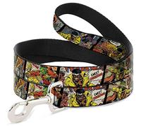 Correa para Perro, 5 Bloques clásicos de Escena de cómic Luke Cage de 4 pies de Largo 0.5 Pulgadas de Ancho