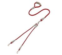 Correa para perro - Cable de nailon doble enganche - Correa de 150 cm con asa cómoda - para educación canina senderismo y ejercicio al aire libre