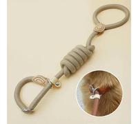 Correa para perro, correa de plomo de cuerda trenzada resistente, collar de bucle ajustable, correas de entrenamiento para perros medianos y grandes