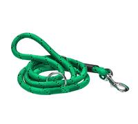 Correa para perro de 150 cm con collar ajustable de 45 cm en cuerda resistente