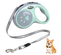 Correa para perro de 5 m, New Classic con cordón de perro negro para perros pequeños y medianos gatos y animales de compañía hasta 40 kg, flexible el doma y el paseo