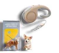 Correa para perro de 5 m retacable y resistente, cordón para perro, enrollador, correa para perro, 5 m, correa anti tracción de perro, cordón para perro pequeño y perro grande, correa para perro