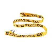 Correa para perro de alerta de autismo, correa para perro de servicio de autismo, correa para perro para caminar, entrenamiento, regalo para amantes de las mascotas (servicio de autismo, perro YE)