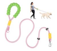 Correa para perro de cuerda, correa para perro de gran tamaño, cadena de cuerda para perro de nailon, cuerda exterior para perro de 2 m, correa sólida con asa acolchada para caminar