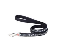 Correa para Perro Red Dingo STYLE DIAMOND Negro 2 x 120 cm