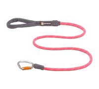 Ruffwear Knot-a-Leash Correa reflectante para perros de 1,5 m con asa acolchada, correa para perros ligera y resistente, correa antienredos, mosquetón de bloqueo seguro, L, Fireweed Pink