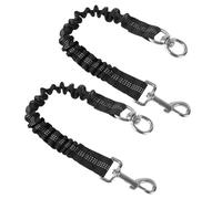 Correa para perros, 2 unidades de 16,9 a 22,8 pulgadas, elástica, reflectante, para cualquier correa de perro para caminar, correr y andar en bicicleta