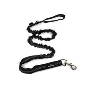 Correa para Perros, Apta para Coches, Reflectante, Elástica, Negra