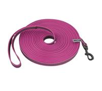 Correa para perros bicolor - Longitud 1,5 m/2 m/3 m/5 m/15 m para un fácil entrenamiento y caminatas (LS Pink,2 m)