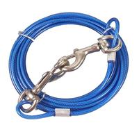 Correa para Perros, Cable de Amarre para Perros de 6/10/15/16/20/25/30 y 33 Pies, para Acampar Hacer Senderismo Correr(Blue,6mm*33ft)