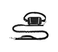 Correa para perros con cuerda reflectante, cuerda para caminar y guía con riñonera, cuerda reflectante ajustable para perros para senderismo, camping, viajes al aire libre y urbanos