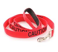 Correa para perros con el texto CAUTION Do Not Approach, correa de neopreno acolchada de 60 cm, 1,2 m o 1,8 m, evita accidentes avisando a los demás sobre tu perro