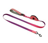 Correa para Perros, con Estuche para Bolsas, Degradado Rosa, Reflectante, Antitirones