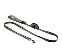 Correa para Perros, con Estuche para Bolsas, Gris, Reflectante, Antitirones