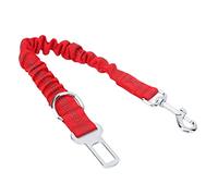 Correa para Perros Correa elástica retráctil 3 en 1 a Prueba de explosiones para Entrenamiento de Perros para Senderismo, Camping, Patio Trasero, Playa, Hilos Reflectantes de (Roja)