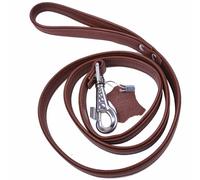 Correa para perros de cuero auténtico marrón de GogiPet®