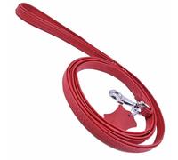 Correa para perros de cuero auténtico rojo de GogiPet®