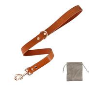 Correa para Perros de Cuero de Grano Superior Hecho a Mano en España, para Perros pequeños, medianos y Grandes.