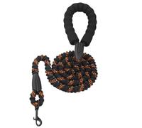 Correa para perros de nailon ultraligera - Absorción de golpes sin tracción para perros de talla media/grande, alta elasticidad y duradera (Black Brown)