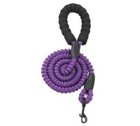 Correa para perros de nailon ultraligera - Absorción de impactos sin tracción para perros de talla media/grande, alta elasticidad y duradera(Purple)
