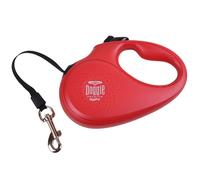 Correa para perros extensible Premium de GogiPet® „Doggie rojo“