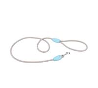 Correa para Perros Ferplast Sport, Fabricada en cordón de Nailon con mosquetón de Metal, asa para un Control Seguro, Longitud 120 cm, Grosor 8 mm, Gris