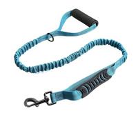 Correa para perros para caminar - Correas reflectantes para mascotas para absorber golpes, correa táctica resistente para perros | Correa para perros de alta densidad sin tracción con apuñido