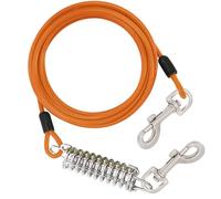 Correa para perros para mascotas, correa para perros pesados, para exteriores, para perros grandes, masticar, a prueba de estiramiento, cuerda de tracción para estirar la cuerda de senderismo