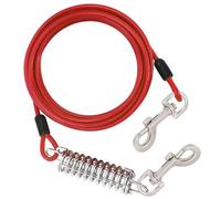 Correa para perros para mascotas, correa para perros pesados, para exteriores, para perros grandes, masticar, a prueba de estiramiento, cuerda de tracción para estirar la cuerda de senderismo